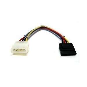   Cable UV SATA Power Adapter 4 Pin Power Cord Into SATA Power Cable