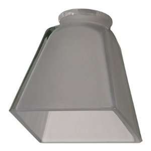  Quorum 2806 Clear Frosted Pyramid Glass Shade for Ceiling 