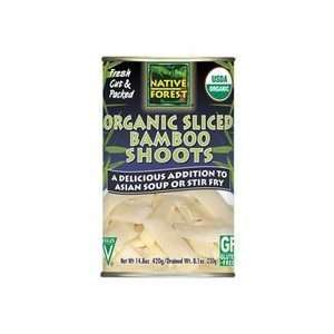 Native Forest, Bamboo Shoots, Organic, Sliced, 14 Oz (Pack of 6 