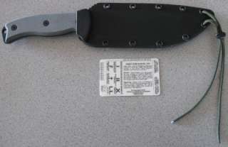 NEW ESEE Knives 6P CP B 6PCPB Plain Edge Fixed Blade Knife & Black 