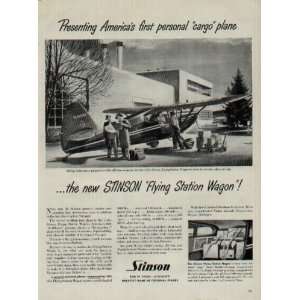 Presenting Americas first personal cargo plane   the new STINSON 