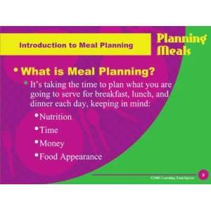  Meal Planning PowerPoint Presentation from Learning 
