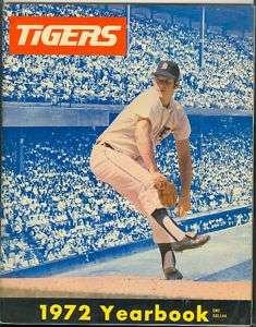 1972 Detroit Tigers Yearbook  