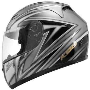    KBC VR 1X Performance Full Face Helmet X Small  Silver Automotive