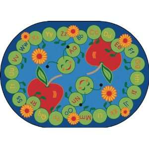  Carpets for Kids 22 ABC Caterpillar Oval Rug Furniture 