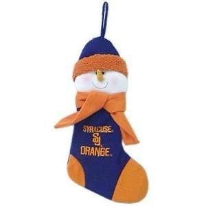  Syracuse Orange 22 Snowman Stocking