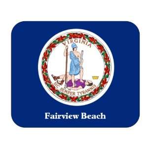   State Flag   Fairview Beach, Virginia (VA) Mouse Pad 