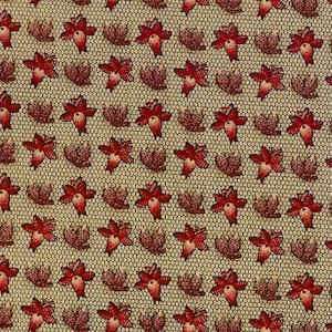   Flowers on Brown and Tan Grid By Marcus Fabrics Arts, Crafts & Sewing