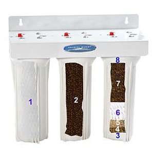   Water Filter With Three Cartridges and Arsenic Removal   ULTIMATE