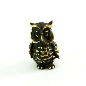  Walter Bosse Brass Eagle Owl Figurine