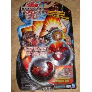  Gorem, Griffon and Mystery Marble Red Bakugan Battle 