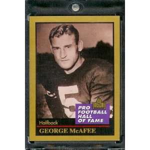  1991 ENOR George McAfee Football Hall of Fame Card #95 