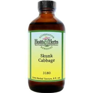   Health & Herbs Remedies Skunk Cabbage With Glycerine, 8 Ounce Bottle