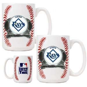  Tampa Bay Rays American League Champions 2 Piece 15 oz 