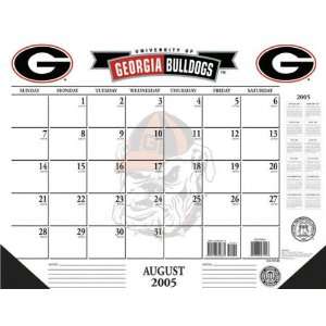  Georgia Bulldogs 2006 22x17 Academic Desk Calendar Sports 