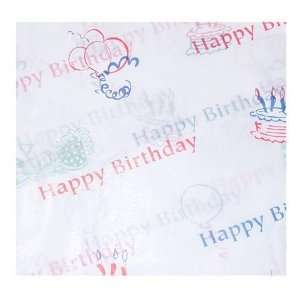  Happy Birthday tissue paper Patio, Lawn & Garden