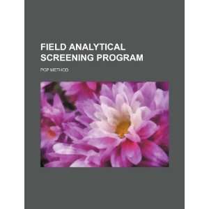  Field analytical screening program PCP method 