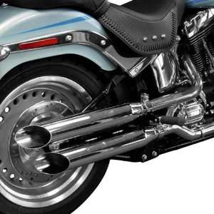   Out Slip On Mufflers for 2007 2010 Harley Davidson FLSTF/B Motorcycles