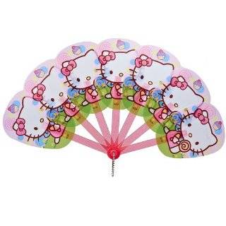 Hello Kitty Foldable Hand Fan   Lollipop Garden