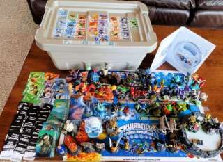 SKYLANDERS WHOLE COLLECTION CHARACTERS EXTRAS PORTAL WII GAME CAMO 