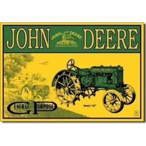   John Deere Model GP Tin Sign by Desperate Enterprises
