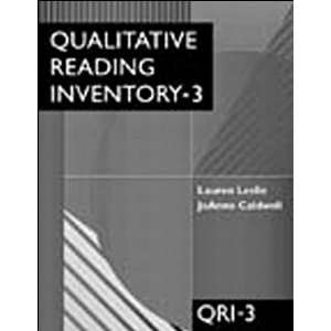  Qualitative Reading Inventory 3 (text only) 3rd (Third 