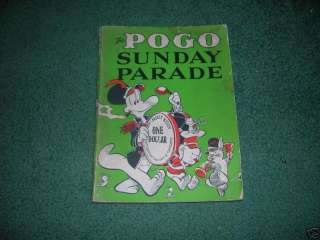 Pogo Sunday Parade Walt Kelly 1958  