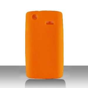 Samsung Captivate I897 Orange soft sillicon skin case