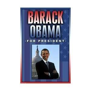Barrack Obama for President 28x42 Giclee on Canvas 