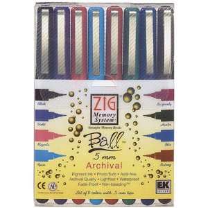  Archival Ball Writer Pen 8 Color Set Toys & Games