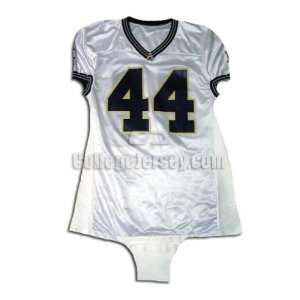  White No. 44 Game Used Notre Dame Champion Football Jersey 