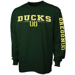   Oregon Ducks Green Standard Long Sleeve T shirt