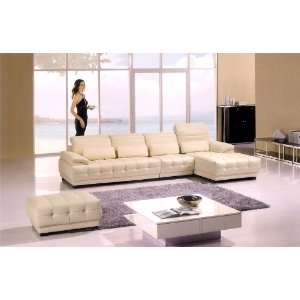  4pc Modern Sectional Leather Sofa Set #AM L296 IV