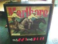 Old Marlboro Cowboy Lighted Cigarette Sign Display WOW  