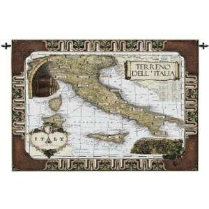   Sale  Italian Wine Country Old World Map Wall Tapestry Home