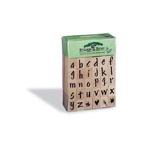  Alphabet Stamps  brush Letters Lower Case