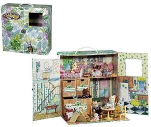 Calico Critters Large Carry Storage Play Doll House Case New  