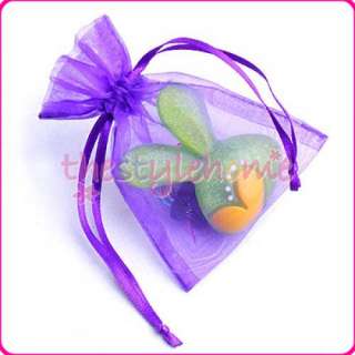 50 Organza Drawstring Pouch Gift Bags 3x4 Color Asst  
