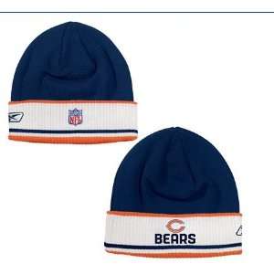  CHICAGO BEARS Onfield Cuffed Coaches Knit Cap by Reebok 