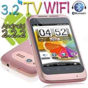   2Unlocked Dual Sim Analog TV/WIFI Mobile Smart Cell Phone AT&TP  