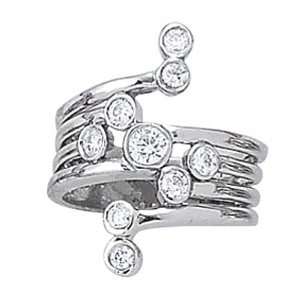  Platinum Diamond Ring   0.75 Ct. Jewelry
