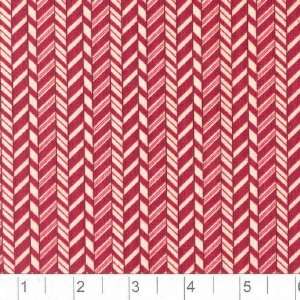   Candy Cane Stripe Red/Ivory Fabric By The Yard Arts, Crafts & Sewing