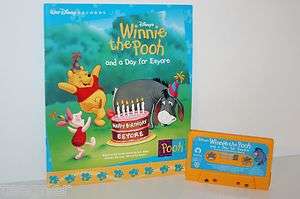 WALT DISNEY RECORDS WINNIE THE POOH AND A DAY FOR EEYORE BOOK AND TAPE