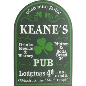  Personalized Irish Pub Small Sign