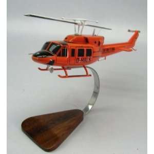  Bell 212 Huey Ba 212 Helicopter Wood Model Small 