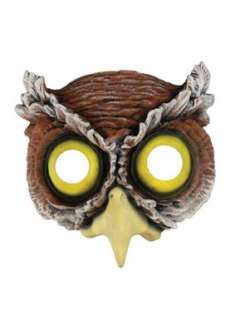  Adult Owl Halloween Costume Half Mask Clothing