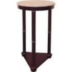 Ore 11.5D x 11.5W x 26H Round Living Room End Table   Cherry