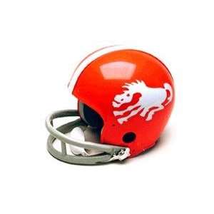  Denver Broncos 2 bar 1962 65 Riddell Mini Helmet Sports 