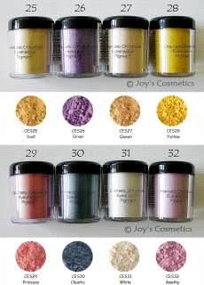 NYX Chrome Eyeshadow Pigment Pick Your 1 Color   
