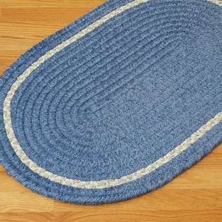   Blue Kids / Juvenile Bath Rug   Size Oval 11 x 14 